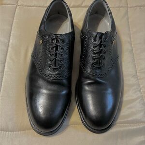 Footjoy Classics Black Leather Spikeless Golf Shoes Mens 12.5 D Style 51464 USA